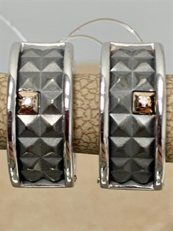 *Серьги Конго Белый Бр арт. 02-2652/000Б-17-471 вес 6,89 г - фото 280708 *Серьги Конго Белый Бр арт. 02-2652/000Б-17-471 вес 6,89 г - фото 280708