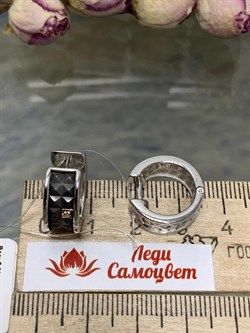 *Серьги Конго Белый Бр арт. 02-2652/000Б-17-471 вес 6,89 г - фото 280713 *Серьги Конго Белый Бр арт. 02-2652/000Б-17-471 вес 6,89 г - фото 280713