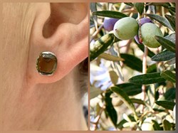 *Пусеты иск Турмалин арт. 02-1603/00ТК-00-806 вес 2,51 г - фото 280760 *Пусеты иск Турмалин арт. 02-1603/00ТК-00-806 вес 2,51 г - фото 280760