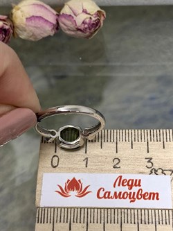 *Кольцо р.18,5 иск Турмалин арт. 01-1602/00ТК-00-818 вес 2,73 г - фото 280775 *Кольцо р.18,5 иск Турмалин арт. 01-1602/00ТК-00-818 вес 2,73 г - фото 280775