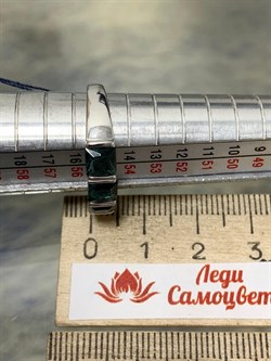 *Кольцо р.17,5 иск Топаз Лондон арт. 01-2010/ЮСТЛ-00-964 вес 3,32 г - фото 280802