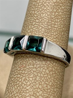 *Кольцо р.17,5 иск Топаз Лондон арт. 01-2010/ЮСТЛ-00-964 вес 3,32 г - фото 280804