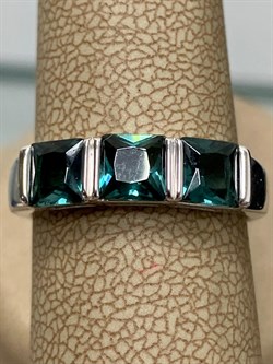 *Кольцо р.17,5 иск Топаз Лондон арт. 01-2010/ЮСТЛ-00-964 вес 3,32 г - фото 280807