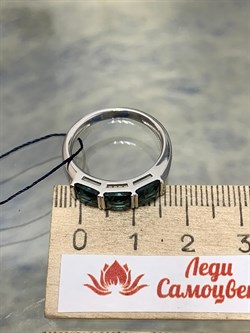 *Кольцо р.17,5 иск Топаз Лондон арт. 01-2010/ЮСТЛ-00-964 вес 3,32 г - фото 280810