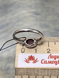 *Кольцо р.18,5 иск Родолит арт. 01-1602/0РДК-00-473 вес 2,75 г - фото 280834