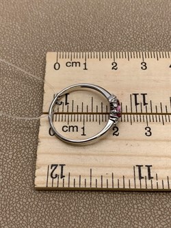 *Кольцо р.18,5 Розовый Топаз арт. к-285493р-21-234 вес 1,46 г - фото 280984