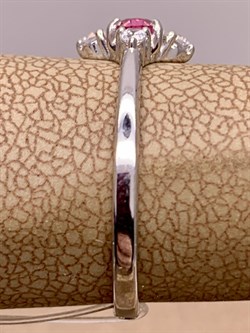 *Кольцо р.18,5 Розовый Топаз арт. к-285493р-21-234 вес 1,46 г - фото 280991