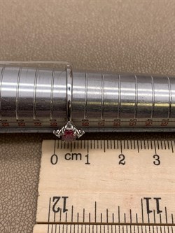 *Кольцо р.18,5 Розовый Топаз арт. к-285493р-21-234 вес 1,46 г - фото 280996