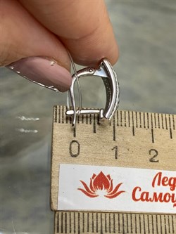 *Серьги Жук Скоробей Микс Белый Фианит Эмаль арт. 911021005-306-4,02 вес 4,02 г - фото 281071 *Серьги Жук Скоробей Микс Белый Фианит Эмаль арт. 911021005-306-4,02 вес 4,02 г - фото 281071