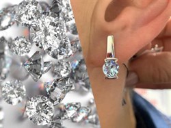 *Серьги Голубой Топаз арт. 02-1831/00ТБ-00-491 Вес 2,96 г - фото 281225