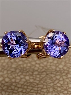 *Пусеты Танзанит цв Красное арт. 2-102-019-31-220 вес 1,53 г - фото 281316 *Пусеты Танзанит цв Красное арт. 2-102-019-31-220 вес 1,53 г - фото 281316