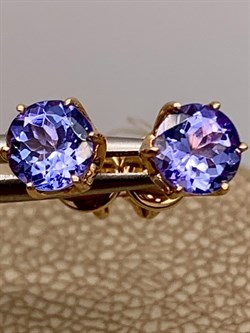 *Пусеты Танзанит цв Красное арт. 2-102-019-31-220 вес 1,53 г - фото 281318 *Пусеты Танзанит цв Красное арт. 2-102-019-31-220 вес 1,53 г - фото 281318