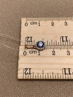 *Подвеска Танзанит цв Красное арт. 3-894-31-515 вес 0,58 г - фото 281361 *Подвеска Танзанит цв Красное арт. 3-894-31-515 вес 0,58 г - фото 281361