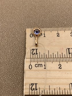 *Подвеска Танзанит цв Красное арт. 3-894-31-515 вес 0,58 г - фото 281363 *Подвеска Танзанит цв Красное арт. 3-894-31-515 вес 0,58 г - фото 281363