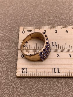 *Кольцо р.20,5 Танзанит цв Красное арт. 1-108190-00-31-169 вес 8,14 г - фото 281418