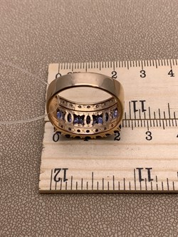 *Кольцо р.20,5 Танзанит цв Красное арт. 1-108190-00-31-169 вес 8,14 г - фото 281420