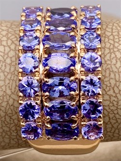 *Кольцо р.20,5 Танзанит цв Красное арт. 1-108190-00-31-169 вес 8,14 г - фото 281425