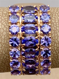 *Кольцо р.20,5 Танзанит цв Красное арт. 1-108190-00-31-169 вес 8,14 г - фото 281426