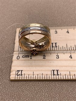 *Кольцо р.19,5 Танзанит цв Красное Белое Лимонное арт. 1-608189-00-31-465 вес 8,01 г - фото 281621 *Кольцо р.19,5 Танзанит цв Красное Белое Лимонное арт. 1-608189-00-31-465 вес 8,01 г - фото 281621