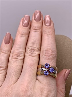 *Кольцо р.19,5 Танзанит цв Красное Белое Лимонное арт. 1-608189-00-31-465 вес 8,01 г - фото 281622 *Кольцо р.19,5 Танзанит цв Красное Белое Лимонное арт. 1-608189-00-31-465 вес 8,01 г - фото 281622