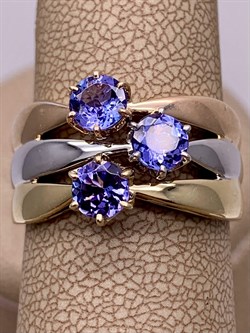 *Кольцо р.19,5 Танзанит цв Красное Белое Лимонное арт. 1-608189-00-31-465 вес 8,01 г - фото 281624 *Кольцо р.19,5 Танзанит цв Красное Белое Лимонное арт. 1-608189-00-31-465 вес 8,01 г - фото 281624