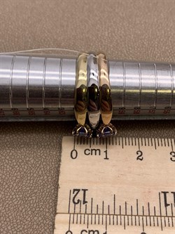 *Кольцо р.19,5 Танзанит цв Красное Белое Лимонное арт. 1-608189-00-31-465 вес 8,01 г - фото 281630 *Кольцо р.19,5 Танзанит цв Красное Белое Лимонное арт. 1-608189-00-31-465 вес 8,01 г - фото 281630