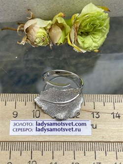 *Кольцо р.17,75 Лист арт. AN1904-322 вес 4,44 г - фото 281697 *Кольцо р.17,75 Лист арт. AN1904-322 вес 4,44 г - фото 281697