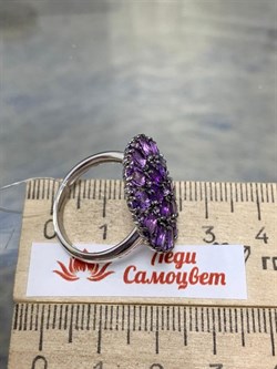 *Кольцо р.17,5 Аметист арт. 01-2559/00АМ-17-587 вес 5,2 г - фото 281739 *Кольцо р.17,5 Аметист арт. 01-2559/00АМ-17-587 вес 5,2 г - фото 281739