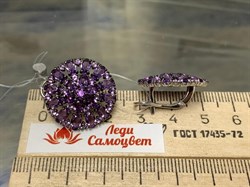 *Серьги Аметис арт. 02-2559/00АМ-17-648 вес 8,33 г - фото 281777