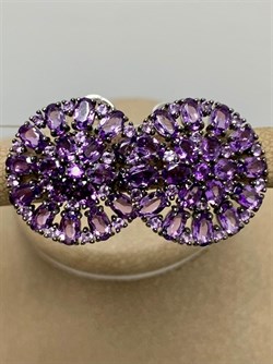 *Серьги Аметис арт. 02-2559/00АМ-17-648 вес 8,33 г - фото 281780