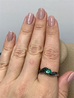 *Кольцо р.18 Зеленый Агат арт. 01-2394/00АГ-07-388 вес 2,51 г - фото 281815 *Кольцо р.18 Зеленый Агат арт. 01-2394/00АГ-07-388 вес 2,51 г - фото 281815