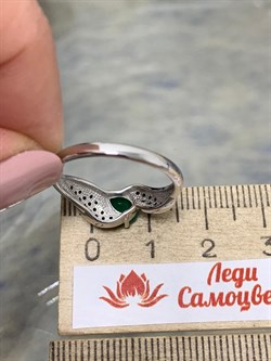 *Кольцо р.18 Зеленый Агат арт. 01-2394/00АГ-07-388 вес 2,51 г - фото 281816 *Кольцо р.18 Зеленый Агат арт. 01-2394/00АГ-07-388 вес 2,51 г - фото 281816