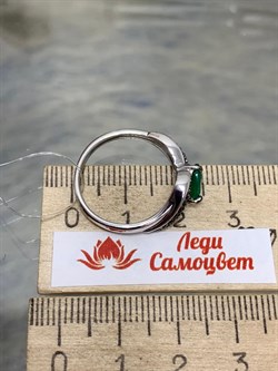 *Кольцо р.18 Зеленый Агат арт. 01-2394/00АГ-07-388 вес 2,51 г - фото 281818 *Кольцо р.18 Зеленый Агат арт. 01-2394/00АГ-07-388 вес 2,51 г - фото 281818