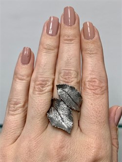 *Кольцо р.17,5 Листья арт. AN1907-263 вес 5,41 г - фото 281843 *Кольцо р.17,5 Листья арт. AN1907-263 вес 5,41 г - фото 281843