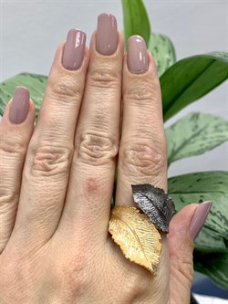 *Кольцо р.18,5 Листья арт. AN1907-2C-299 вес 5,72 г - фото 281853