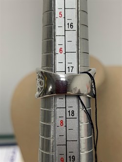 *Кольцо р.17,5 Изумруд иск арт. 01-2400/00НИ-00-885 вес 5,14 г - фото 281904