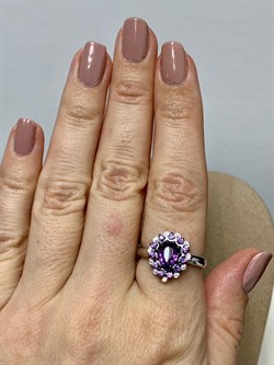 *Кольцо р.18,5 Аметист арт. 01-2291/00АМ-17-483 вес 3,93 г - фото 282003 *Кольцо р.18,5 Аметист арт. 01-2291/00АМ-17-483 вес 3,93 г - фото 282003