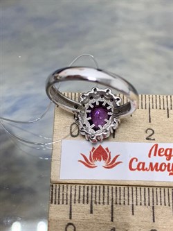 *Кольцо р.18,5 Аметист арт. 01-2291/00АМ-17-483 вес 3,93 г - фото 282004 *Кольцо р.18,5 Аметист арт. 01-2291/00АМ-17-483 вес 3,93 г - фото 282004