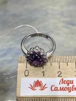 *Кольцо р.18,5 Аметист арт. 01-2291/00АМ-17-483 вес 3,93 г - фото 282005 *Кольцо р.18,5 Аметист арт. 01-2291/00АМ-17-483 вес 3,93 г - фото 282005