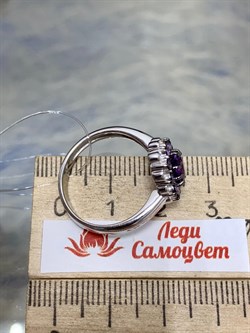 *Кольцо р.18,5 Аметист арт. 01-2291/00АМ-17-483 вес 3,93 г - фото 282006 *Кольцо р.18,5 Аметист арт. 01-2291/00АМ-17-483 вес 3,93 г - фото 282006