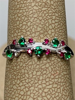 *Кольцо р.17,5 Фианит Микс арт. 01-1507/КЦ13-00-900 вес 1,43 г - фото 282056 *Кольцо р.17,5 Фианит Микс арт. 01-1507/КЦ13-00-900 вес 1,43 г - фото 282056