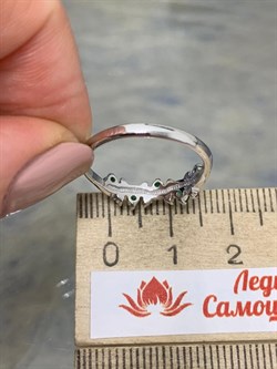 *Кольцо р.17,5 Фианит Микс арт. 01-1507/КЦ13-00-900 вес 1,43 г - фото 282058 *Кольцо р.17,5 Фианит Микс арт. 01-1507/КЦ13-00-900 вес 1,43 г - фото 282058