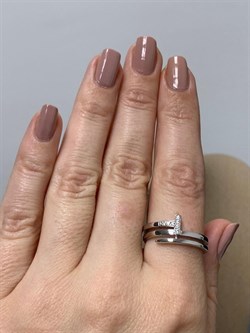 *Кольцо р.18,5 Белый Фианит арт. 01-1971/00КЦ-00-153 вес 4,77 г - фото 282140 *Кольцо р.18,5 Белый Фианит арт. 01-1971/00КЦ-00-153 вес 4,77 г - фото 282140