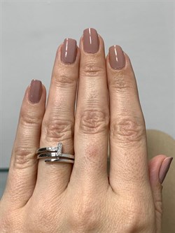 *Кольцо р.17 Белый Фианит арт. 01-1971/00КЦ-00-523 вес 4,57 г - фото 282167