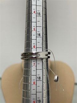 *Кольцо р.17 Белый Фианит арт. 01-1971/00КЦ-00-523 вес 4,57 г - фото 282168
