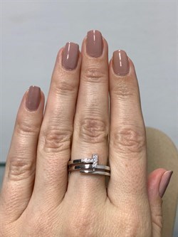 *Кольцо р.17,5 Белый Фианит арт. 01-1971/00КЦ-00-637 вес 4,74 г - фото 282171 *Кольцо р.17,5 Белый Фианит арт. 01-1971/00КЦ-00-637 вес 4,74 г - фото 282171