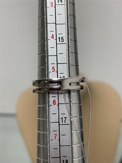 *Кольцо р.16 Белый Фианит арт. 01-1971/00КЦ-00-667 вес 4,29 г - фото 282188