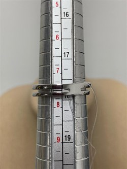 *Кольцо р.18 Белый Фианит арт. 01-1971/00КЦ-00-834 вес 4,67 г - фото 282194