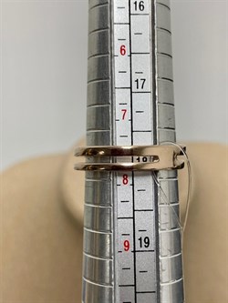 *Кольцо р.18 Белый Фианит арт. 01-1971/00КЦ-06-639 вес 4,83 г - фото 282209