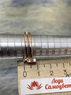 *Кольцо р.18 Белый Фианит арт. 01-1971/00КЦ-06-639 вес 4,83 г - фото 282210